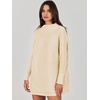 image:imageANRABESS Women Oversized Casual Loose Turtleneck Long Sleeve Slouchy Baggy Knit Tunic Sweaters Pullover 2026 Fall OutfitsApricot