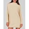 image:imageANRABESS Women Oversized Casual Loose Turtleneck Long Sleeve Slouchy Baggy Knit Tunic Sweaters Pullover 2026 Fall OutfitsApricot