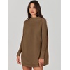 image:imageANRABESS Women Oversized Casual Loose Turtleneck Long Sleeve Slouchy Baggy Knit Tunic Sweaters Pullover 2026 Fall OutfitsCoffee