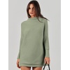 image:imageANRABESS Women Oversized Casual Loose Turtleneck Long Sleeve Slouchy Baggy Knit Tunic Sweaters Pullover 2026 Fall OutfitsGrass