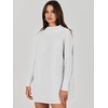 image:imageANRABESS Women Oversized Casual Loose Turtleneck Long Sleeve Slouchy Baggy Knit Tunic Sweaters Pullover 2026 Fall OutfitsGrey