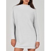 image:imageANRABESS Women Oversized Casual Loose Turtleneck Long Sleeve Slouchy Baggy Knit Tunic Sweaters Pullover 2026 Fall OutfitsGrey