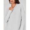image:imageANRABESS Women Oversized Casual Loose Turtleneck Long Sleeve Slouchy Baggy Knit Tunic Sweaters Pullover 2026 Fall OutfitsGrey
