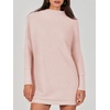 image:imageANRABESS Women Oversized Casual Loose Turtleneck Long Sleeve Slouchy Baggy Knit Tunic Sweaters Pullover 2026 Fall OutfitsPink