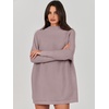 image:imageANRABESS Women Oversized Casual Loose Turtleneck Long Sleeve Slouchy Baggy Knit Tunic Sweaters Pullover 2026 Fall OutfitsRed Apricot