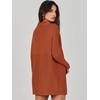 image:imageANRABESS Women Oversized Casual Loose Turtleneck Long Sleeve Slouchy Baggy Knit Tunic Sweaters Pullover 2026 Fall OutfitsRust