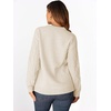 image:imageANRABESS Women Oversized Chunky Cable Knitted Vintage Sweater 2026 Fall Winter OutfitsBeige