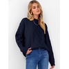 image:imageANRABESS Women Oversized Chunky Cable Knitted Vintage Sweater 2026 Fall Winter OutfitsNavy Blue