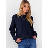 image:imageANRABESS Women Oversized Chunky Cable Knitted Vintage Sweater 2026 Fall Winter OutfitsNavy Blue