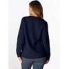 image:imageANRABESS Women Oversized Chunky Cable Knitted Vintage Sweater 2026 Fall Winter OutfitsNavy Blue