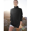 image:imageANRABESS Women Quarter Zip Oversized Casual Loose Rib Knit Cozy Pullover Sweaters Top 2026 Fall Fashion Outfits ClothesBlack