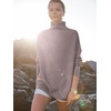 image:imageANRABESS Women Quarter Zip Oversized Casual Loose Rib Knit Cozy Pullover Sweaters Top 2026 Fall Fashion Outfits ClothesBrown