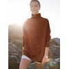 image:imageANRABESS Women Quarter Zip Oversized Casual Loose Rib Knit Cozy Pullover Sweaters Top 2026 Fall Fashion Outfits ClothesCaramel