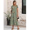 image:imageANRABESS Women Summer Casual Short Sleeve Maxi Dresses A Line Flowy T Shirt Dress 2026 Beach Vacation Sundress with PocketsFloral Green