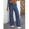 image:imageANRABESS Women Two Piece Outfits Sweater Sets Lounge Waffle Knit Pullover Matching Wide Leg Pants Tracksuit 2026 Fall FashionDeep Blue