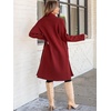 image:imageANRABESS Womens Cardigan Long Sweater Oversized Open Front Knit Coatigan Duster Coat 2026 Trendy Fall Outfits OuterwearRed