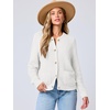 image:imageANRABESS Womens Cardigan Sweater Long Sleeve Button Down Lady Tweed Knit Jackets 2025 Fall Outfits