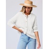 image:imageANRABESS Womens Cardigan Sweater Long Sleeve Button Down Lady Tweed Knit Jackets 2025 Fall Outfits