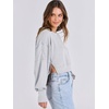 image:imageANRABESS Womens Cropped Sweatshirts Oversized Crewneck Long Sleeve Tops 2026 Spring Winter Loose Pullover Teen Girls ClothesGray