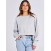 image:imageANRABESS Womens Cropped Sweatshirts Oversized Crewneck Long Sleeve Tops 2026 Spring Winter Loose Pullover Teen Girls ClothesGray