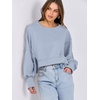 image:imageANRABESS Womens Cropped Sweatshirts Oversized Crewneck Long Sleeve Tops 2026 Spring Winter Loose Pullover Teen Girls ClothesLight Blue