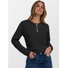 image:imageANRABESS Womens Long Sleeve Henley Shirts Button Down Tunic Tops Fall Lightweight Sweaters Business Casual Blouses 2026Black