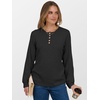 image:imageANRABESS Womens Long Sleeve Henley Shirts Button Down Tunic Tops Fall Lightweight Sweaters Business Casual Blouses 2026Black