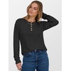 image:imageANRABESS Womens Long Sleeve Henley Shirts Button Down Tunic Tops Fall Lightweight Sweaters Business Casual Blouses 2026Black