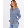image:imageANRABESS Womens Long Sleeve Henley Shirts Button Down Tunic Tops Fall Lightweight Sweaters Business Casual Blouses 2026Blue