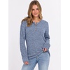 image:imageANRABESS Womens Long Sleeve Henley Shirts Button Down Tunic Tops Fall Lightweight Sweaters Business Casual Blouses 2026Blue
