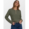 image:imageANRABESS Womens Long Sleeve Henley Shirts Button Down Tunic Tops Fall Lightweight Sweaters Business Casual Blouses 2026Deep Green
