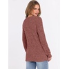 image:imageANRABESS Womens Long Sleeve Henley Shirts Button Down Tunic Tops Fall Lightweight Sweaters Business Casual Blouses 2026Rust Orange