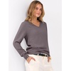image:imageANRABESS Womens Long Sleeve V Neck Basic Sweaters  Classic Pullover TopsSoft LooseBusiness Casual WorkTravel VacationAll Day WearFall Spring OutfitsWinter Layer ClothingNutmeg