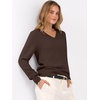 image:imageANRABESS Womens Long Sleeve V Neck Basic Sweaters  Classic Pullover TopsSoft LooseBusiness Casual WorkTravel VacationAll Day WearFall Spring OutfitsWinter Layer ClothingCoffee