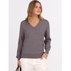 image:imageANRABESS Womens Long Sleeve V Neck Basic Sweaters  Classic Pullover TopsSoft LooseBusiness Casual WorkTravel VacationAll Day WearFall Spring OutfitsWinter Layer ClothingNutmeg