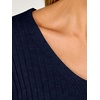 image:imageANRABESS Womens Long Sleeve V Neck Ribbed Sweaters Shirts  Slim Fit Tops Lightweight Soft Knit Pullover Business Casual Outfits Work Office AllDay Wear Fall Winter Layer ClothingNavy Blue