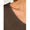 image:imageANRABESS Womens Long Sleeve V Neck Ribbed Sweaters Shirts  Slim Fit Tops Lightweight Soft Knit Pullover Business Casual Outfits Work Office AllDay Wear Fall Winter Layer ClothingBrown