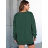 image:imageANRABESS Womens Long Sleeve VNeck Oversized SweatshirtsDark Green
