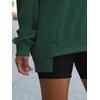 image:imageANRABESS Womens Long Sleeve VNeck Oversized SweatshirtsDark Green
