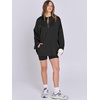 image:imageANRABESS Womens Oversized Hoodie Quarter Zip Sweatshirts 2026 Fall Winter Tunic Pullover Top Trendy Teen Girls Preppy ClothesBlack