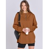 image:imageANRABESS Womens Oversized Hoodie Quarter Zip Sweatshirts 2026 Fall Winter Tunic Pullover Top Trendy Teen Girls Preppy ClothesCaramel
