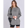 image:imageANRABESS Womens Oversized Hoodie Quarter Zip Sweatshirts 2026 Fall Winter Tunic Pullover Top Trendy Teen Girls Preppy ClothesGrey