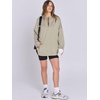 image:imageANRABESS Womens Oversized Hoodie Quarter Zip Sweatshirts 2026 Fall Winter Tunic Pullover Top Trendy Teen Girls Preppy ClothesLight Khaki