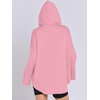 image:imageANRABESS Womens Oversized Hoodie Quarter Zip Sweatshirts 2026 Fall Winter Tunic Pullover Top Trendy Teen Girls Preppy ClothesLight Pink