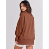 image:imageANRABESS Womens Oversized Sweatshirts Crew Neck Long Sleeve Shirts Casual Loose Slit 2026 Fall Outfits Y2K Teen Girls ClothesCaramel