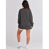 image:imageANRABESS Womens Oversized Sweatshirts Crew Neck Long Sleeve Shirts Casual Loose Slit 2026 Fall Outfits Y2K Teen Girls ClothesDeep Gray