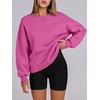 image:imageANRABESS Womens Oversized Sweatshirts Hoodies Crewneck Fleece Pullover Sweaters 2026 Fall Outfits Teen Girls Winter ClothesHotpink