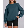 image:imageANRABESS Womens Oversized Sweatshirts Hoodies Crewneck Fleece Pullover Sweaters 2026 Fall Outfits Teen Girls Winter ClothesNavy