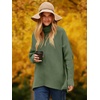 image:imageANRABESS Womens Oversized Turtleneck Batwing Long Sleeve Casual Cozy Baggy Knit Pullover Tunic Sweater 2026 Fall OutfitsCeladon