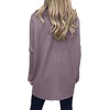 image:imageANRABESS Womens Oversized Turtleneck Batwing Long Sleeve Casual Cozy Baggy Knit Pullover Tunic Sweater 2026 Fall OutfitsDark Purple